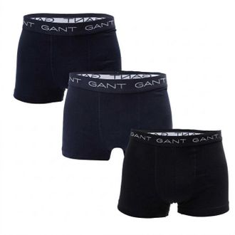 GANT Heren Boxershorts Katoenmix (Set van 3) (Blauw)
