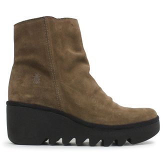 FLY London BAAN538FLY Oil Suede Womens Ankle Boots - Taupe - Size:UK 5