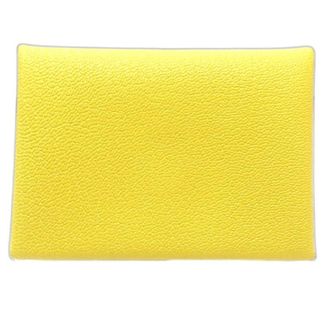 Herm&egrave;s Jaune Yellow Epsom Leather Coin Purse/Coin Case (Pre-Owned)