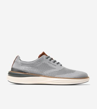 Cole Haan Mens &Oslash;riginal Grand Horizon Stitchlite Wingtip Oxford Shoes - Grey Size 7.5