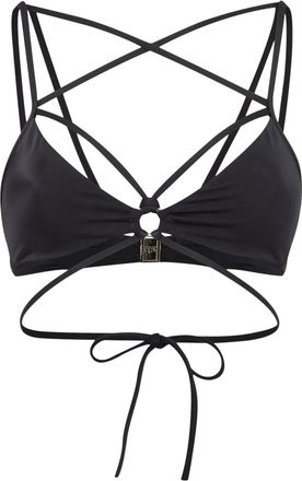 Dsquared2 Top bikini con lacci multipli - Nero