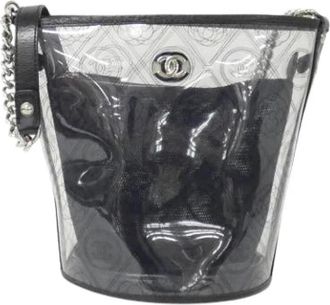 Chanel Bolso bombonera de PVC Vintage Pre-owned - Pre-owned - Mujer - Negro - ONE SIZE