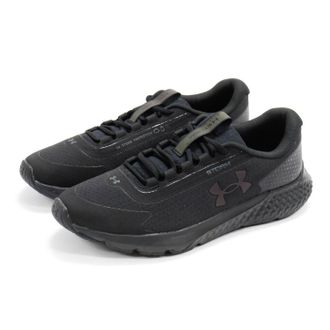Under Armour Womens Charged Rogue 3 Storm Running Shoe In Black