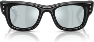 Ray-Ban Wayfarer Puffer - unisex - Zonnebrillen - Zwart - 47 MM - Accessoires