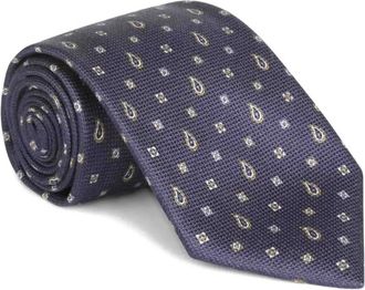 Brioni paisley tie - Blu