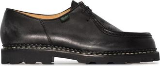 Paraboot Klassieke Zwarte Leren Veterschoenen - Heren - Veterschoenen - Zwart - 41 1/2 EU - Schoenen