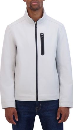 Nautica Softshell Bonded Jacket in Cloud Grey at Nordstrom Rack, Size X-Large