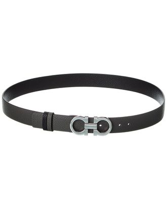Ferragamo Ferragamo Gancini Reversible & Adjustable Leather Belt