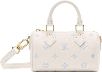 Louis Vuitton Nano Speedy Milky White Blue M27702