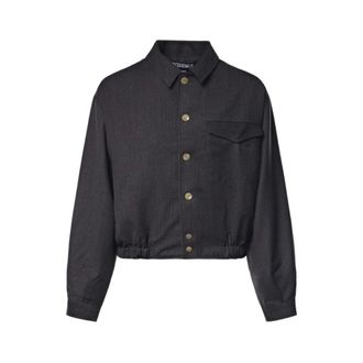 Jacquemus Overhemden, Heren, Grijs, XL, Wol, Shirt