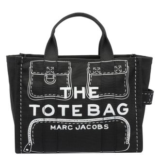 Marc Jacobs The Trompe Loeil Cargo Canvas Medium Tote Bag