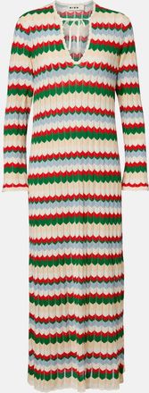 Rixo Abito lungo Lucila in maglia di cotone