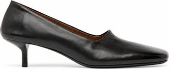 Mars&egrave;ll Black Leather Decollete Pumps
