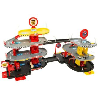 Trade Shop Trade Shop - Maxi Garage 3 Livelli 2 In 1 Con Parcheggio Ascensore Rampe Pitstop E Carwash