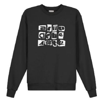 Arte Crewneck Sweatshirt - Heren - Sweatshirts & Hoodies - Zwart - Maat: XL