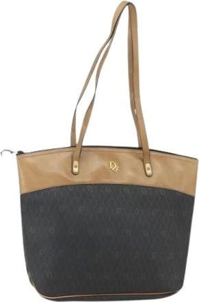 Dior Pre-owned Tote Bags, female, Black, Size: ONE SIZE Pre-owned Plastic Tote Bag