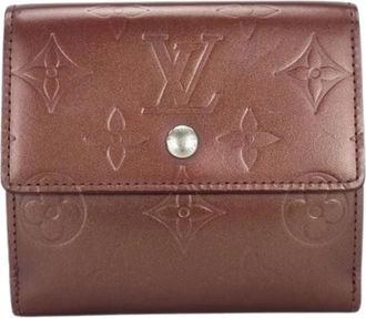 Louis Vuitton Pre-owned Vintage Tri-fold Portemonnee - Dames - Vintage Accessoires - Rood - ONE Size - Vintage