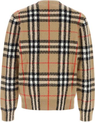 Burberry Embroidered Cashmere Sweater - Beige