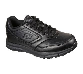 Skechers Womens Nampa Relax Fit Sneakers In Black