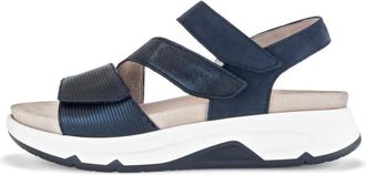 Gabor Schoenen, Dames, Blauw, 37 1/2 EU, Leer, Platform Sandal