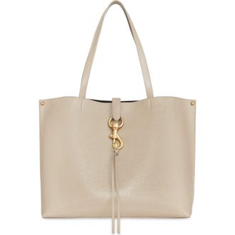 Rebecca Minkoff Megan Leather Tote in Stone at Nordstrom
