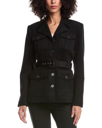 Toccin Charlie Safari Wool Belted Jacket