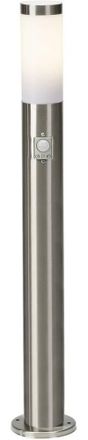Brilliant Chorus Poste Exterior Acero 20w Detector