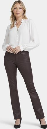 NYDJ Gecoate Marilyn Rechte Jeans | Cordovan Gecoate