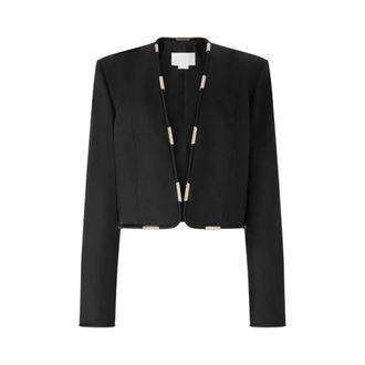 Genny Blazers, female, Black, XS, Cropped Jacket