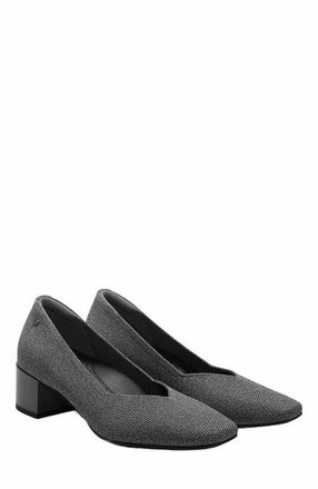 Vivaia Square-Toe Stress Free Chunky Heels in Rich Grey at Nordstrom, Size 8