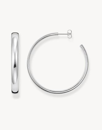 Thomas Sabo Orecchini a cerchio spessi grandi argento