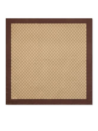 Gucci PRINTED SILK TWILL SCARF - Gucci - Woman