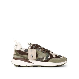Kurt Geiger Suede Fabric Runner Mens Sneakers - Khaki - Size UK 11