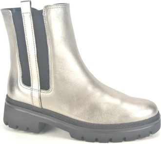 Gabor D.Zilver Chelsea Boot DZ - Dames - Chelseaboots - Grijs - 37 1/2 EU - Leer - Schoenen
