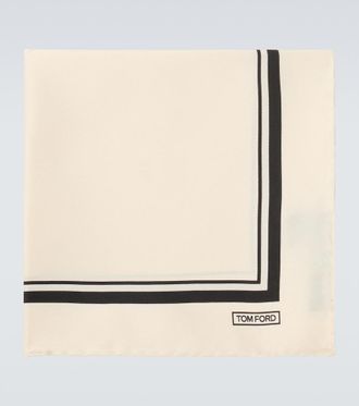 Tom Ford Printed silk pocket square
