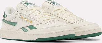 Reebok Classic Sneaker REEBOK CLASSIC CLUB C REVENGE VINTAGE, Damen, Gr. 37,5, chalk, chalk, gr&uuml;n, Leder, Schuhe Sneaker
