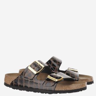 Birkenstock Unisex Leather Sandals Arizona Black