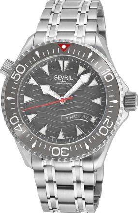 Gevril Group Hudson Yards Automatic Grey Dial Mens Watch 48834B