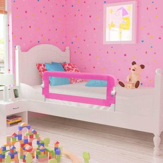 vidaXL Vidaxl - Sponde Letto per la Sicurezza dei Bambini 2 pz Rosa 102x42 cm