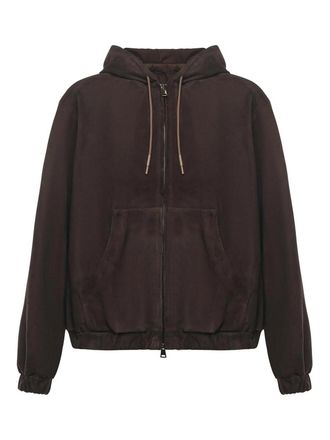 Giuliano Galiano Ohio Suede Sweatshirt