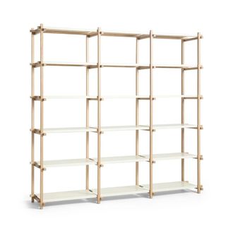 HAY Woody High, Eiche geseift / almond white