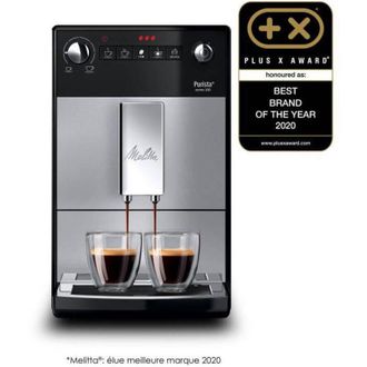 MELITTA F230-101 - M&aacute;quina De Caf&eacute; Purista - Espresso Autom&aacute;tico Con Molinillo - 1450w - Dep&oacute;sito De Agua 1,2l - Plata - Melitta