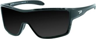 Peppers Enzo Sunglasses Shiny Black Crystal Smoke Polarized