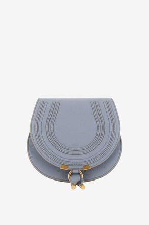 Chlo&eacute; Schultertasche aus genarbtem Leder Marcie Small