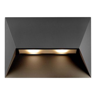 Nordlux Pontio Aplique De Pared Negro 27 Cm