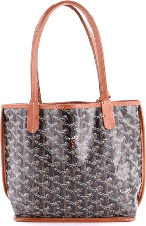 Goyard Anjou Reversible Tote Coated Canvas Mini