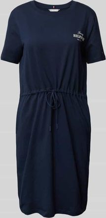 Tommy Hilfiger Oversized Freizeitkleid aus reiner Baumwolle in Marine, Gr&ouml;&szlig;e XS