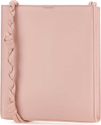 Jil Sander Womens Tangle Shoulder Bag Pink Leather