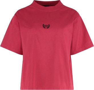 Balenciaga T-shirts - Dames - T-shirts - Rood - M - Katoen - Tops