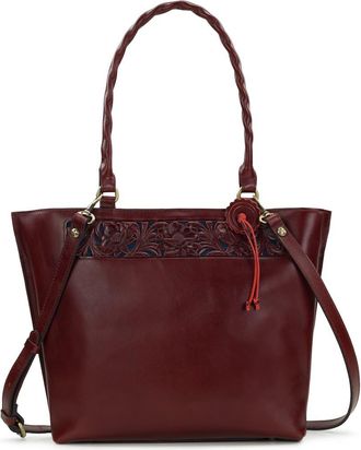Patricia Nash Adeline Leather Tote Bag in Oxblood at Nordstrom Rack